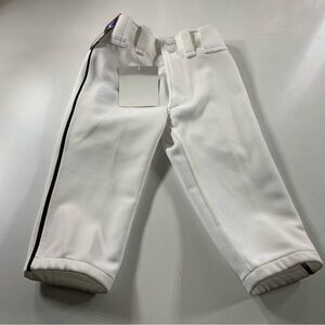 Mizuno Premier Youth Small Baseball Pants Short Knickers Pant White Black